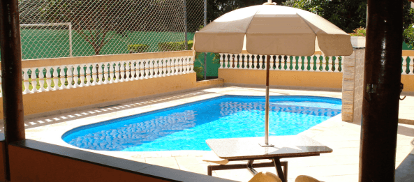 Piscina de chácara para alugar em Campinas e região